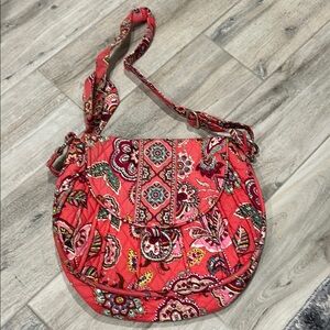 Era Bradley Floral Pink Shoulder Bag